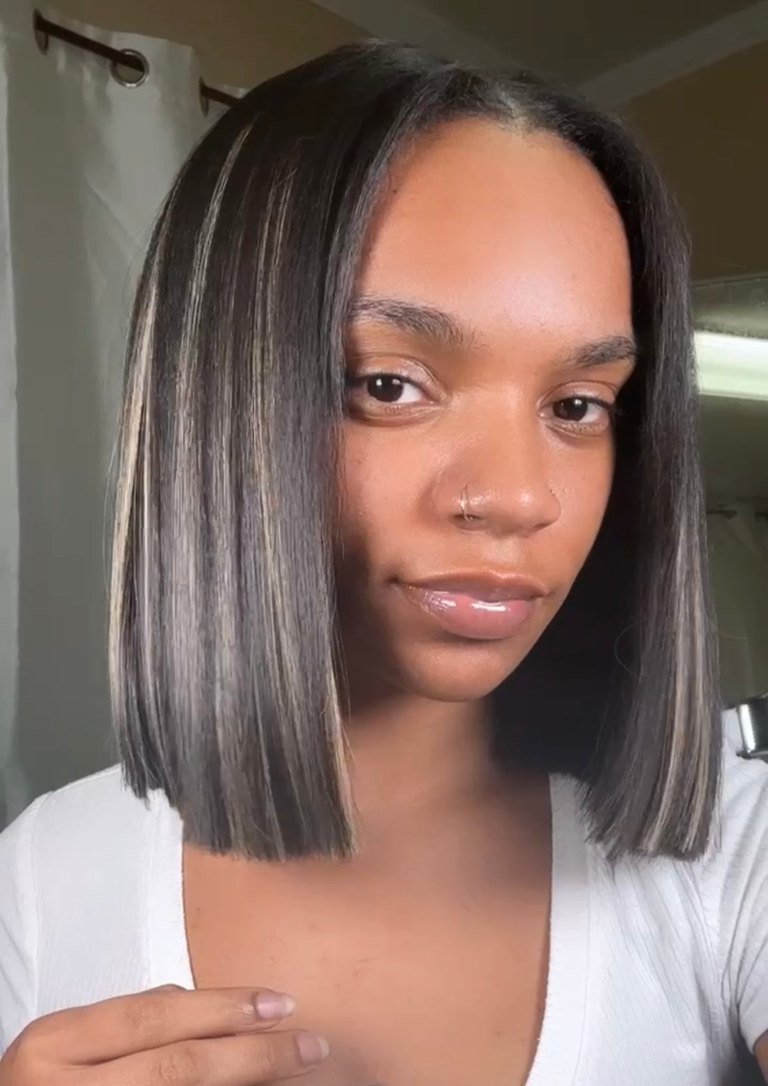 Highlighted U-Part Bob Wig (Pre-Order)